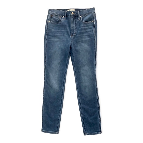 Madewell 10" High-Rise Skinny Crop Jeans in Welling Wash: Summerweight Edition - Picture 2 of 7